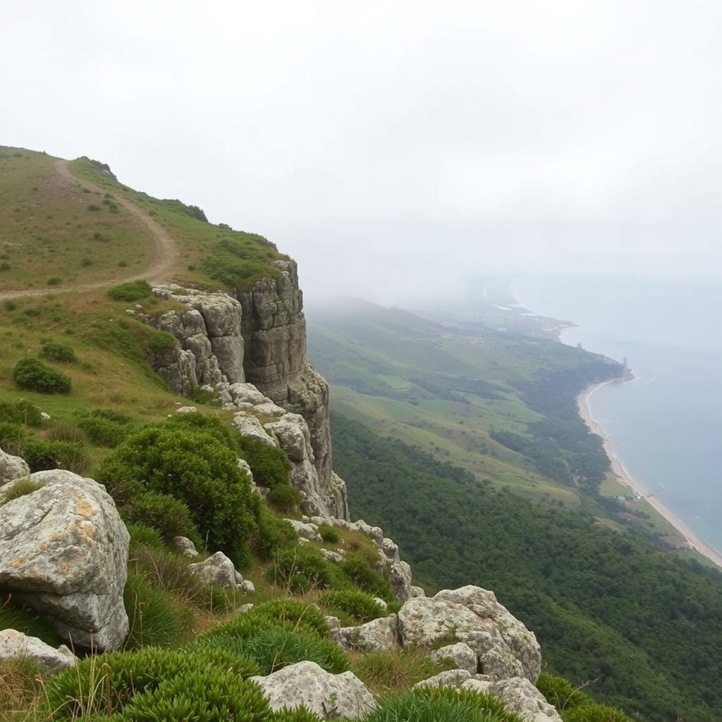 Travesía da Serra do Eixe: cumios, Deza, montaña