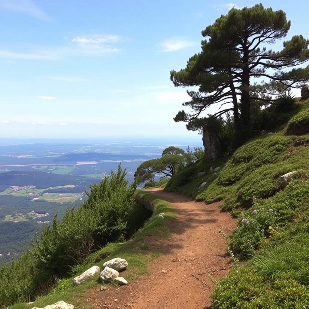 Travesía da Serra do Suído: cumios, ruta de montaña, Pontevedra