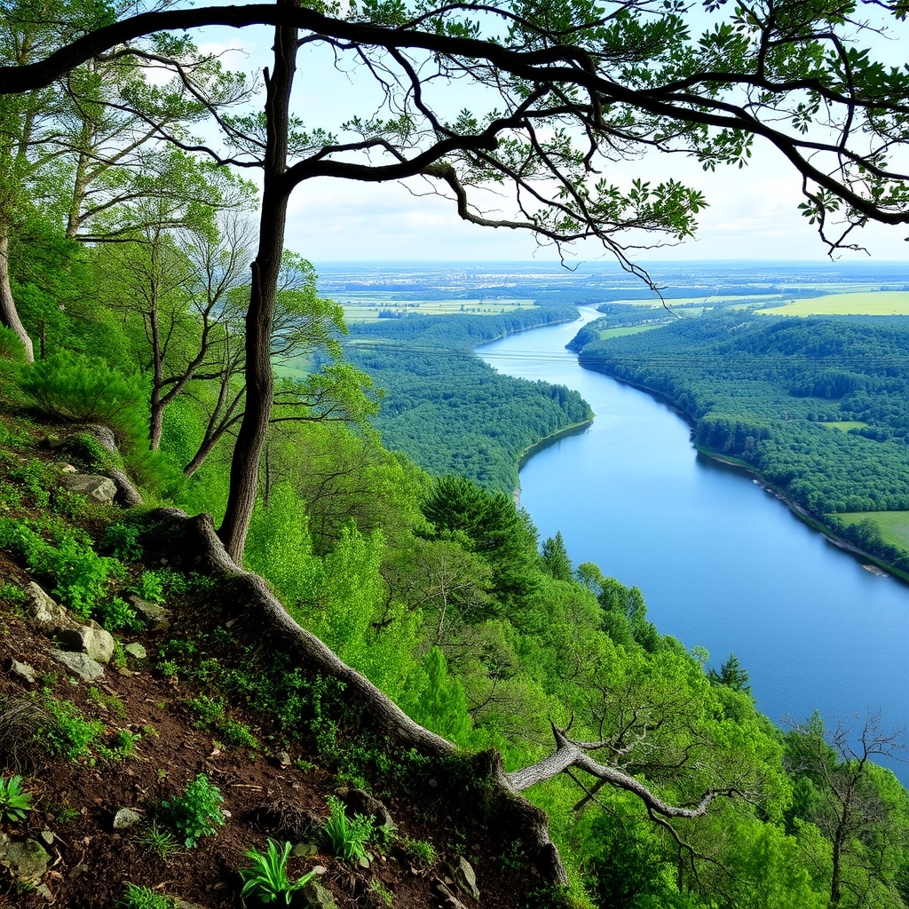 Camiño da Fervenza do Río Belelle: fervenza, bosque, Ferrolterra