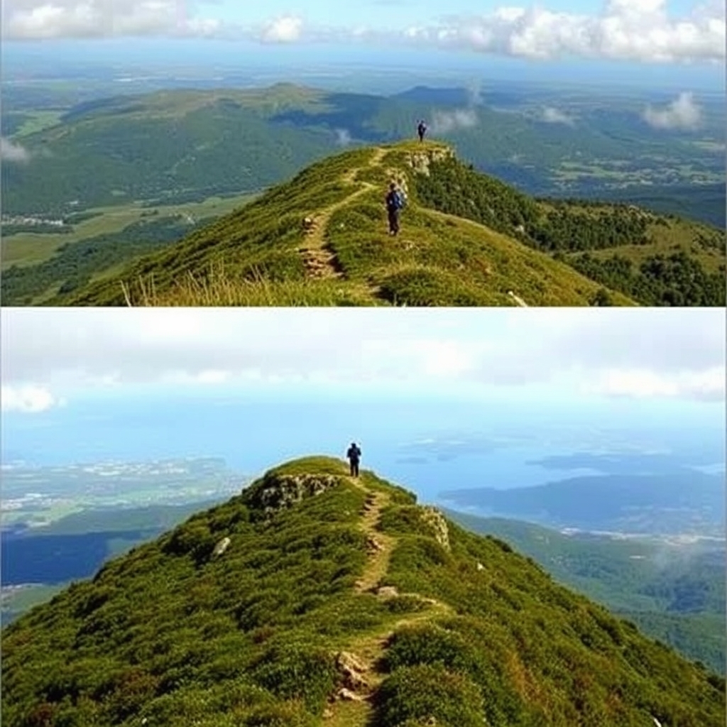 Ascensión ao Monte de San Lois: ermida, vistas, Burela