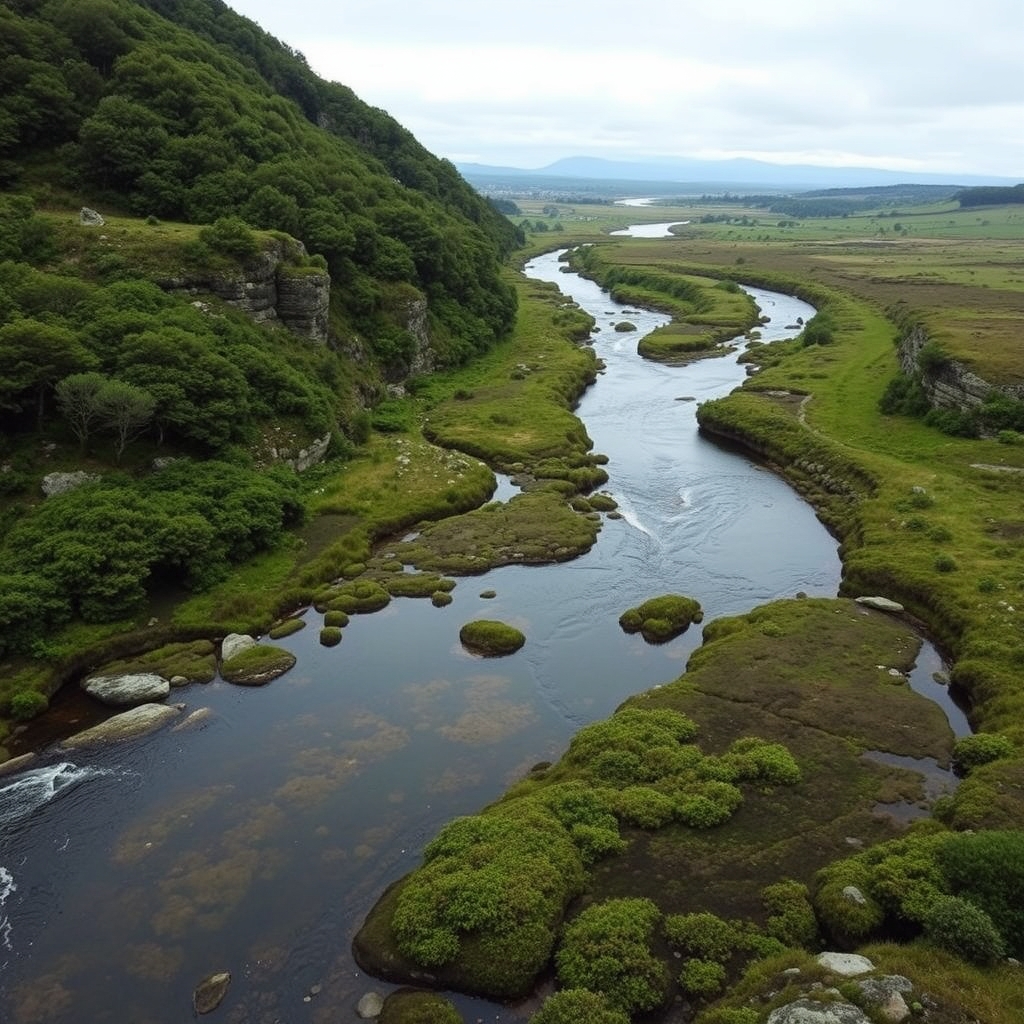 Ruta dos Muíños do Río Ornanda: muíños, auga, Lousame
