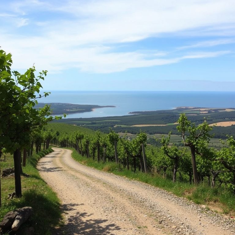 Ruta de los viñedos de Rías Baixas en la comarca del Salnés