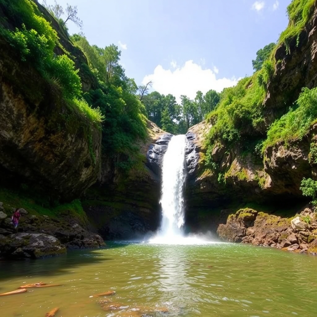 Descubre la cascada de Pozo do Demo en Negueira de Muñiz