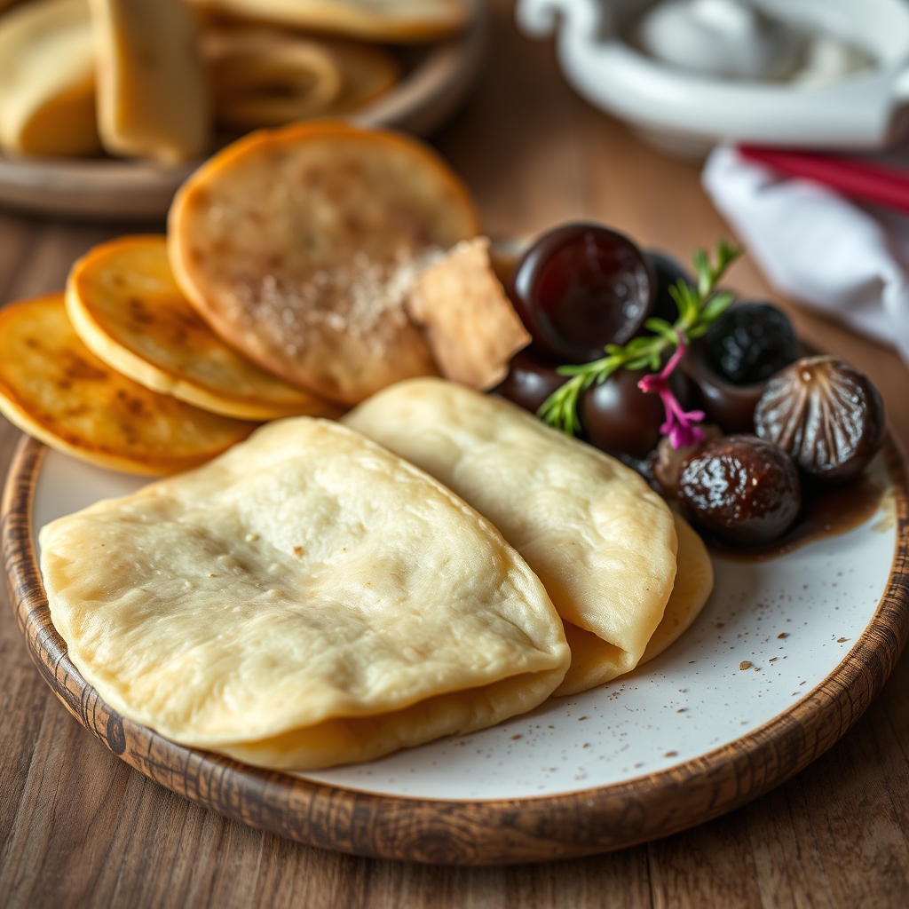 Receita de filloas de leite con mel de castiñeiro en Lugo