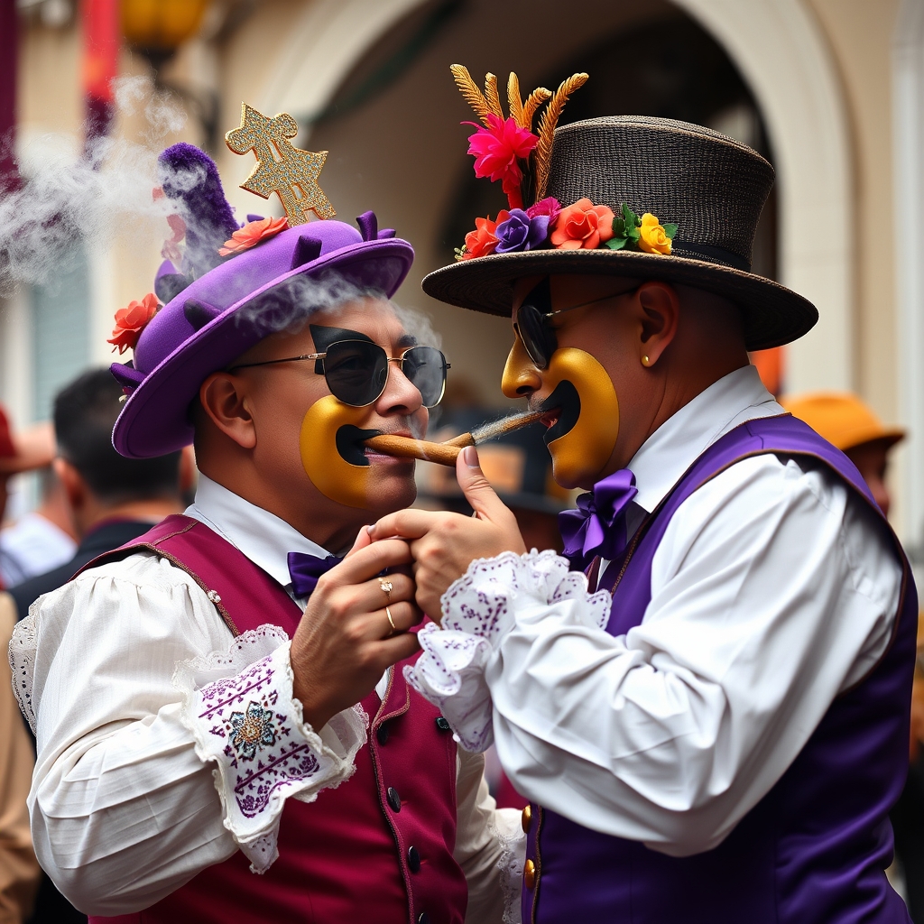 Carnaval de Laza: entroido co cigarrón e farriegues