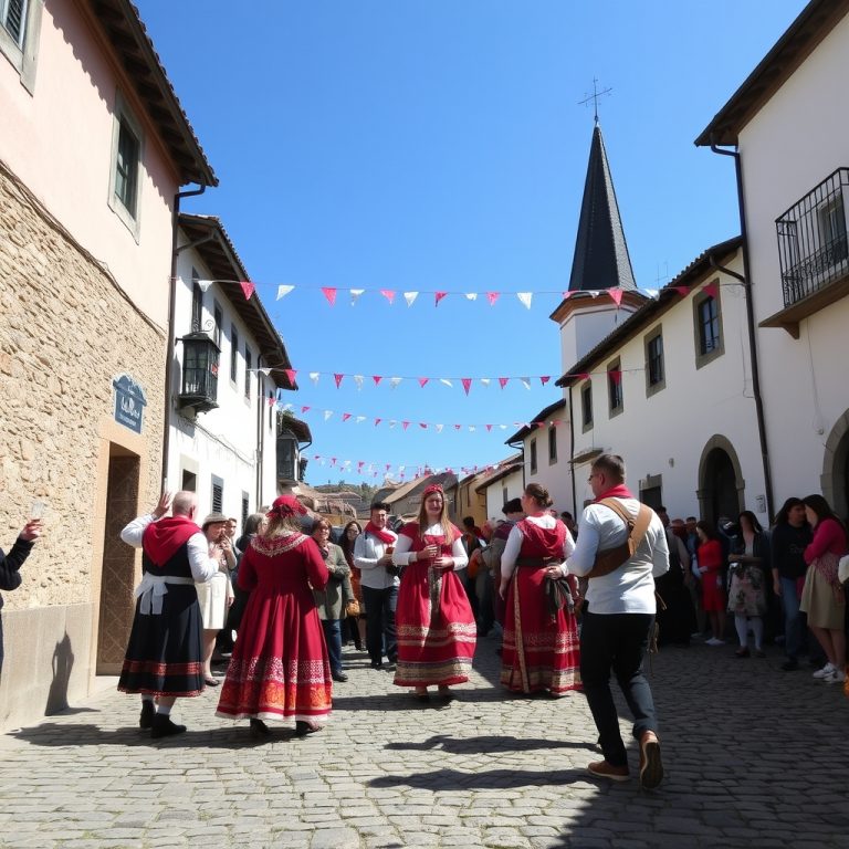 Romería de San Miguel de Bóveda: romaría no río Miño
