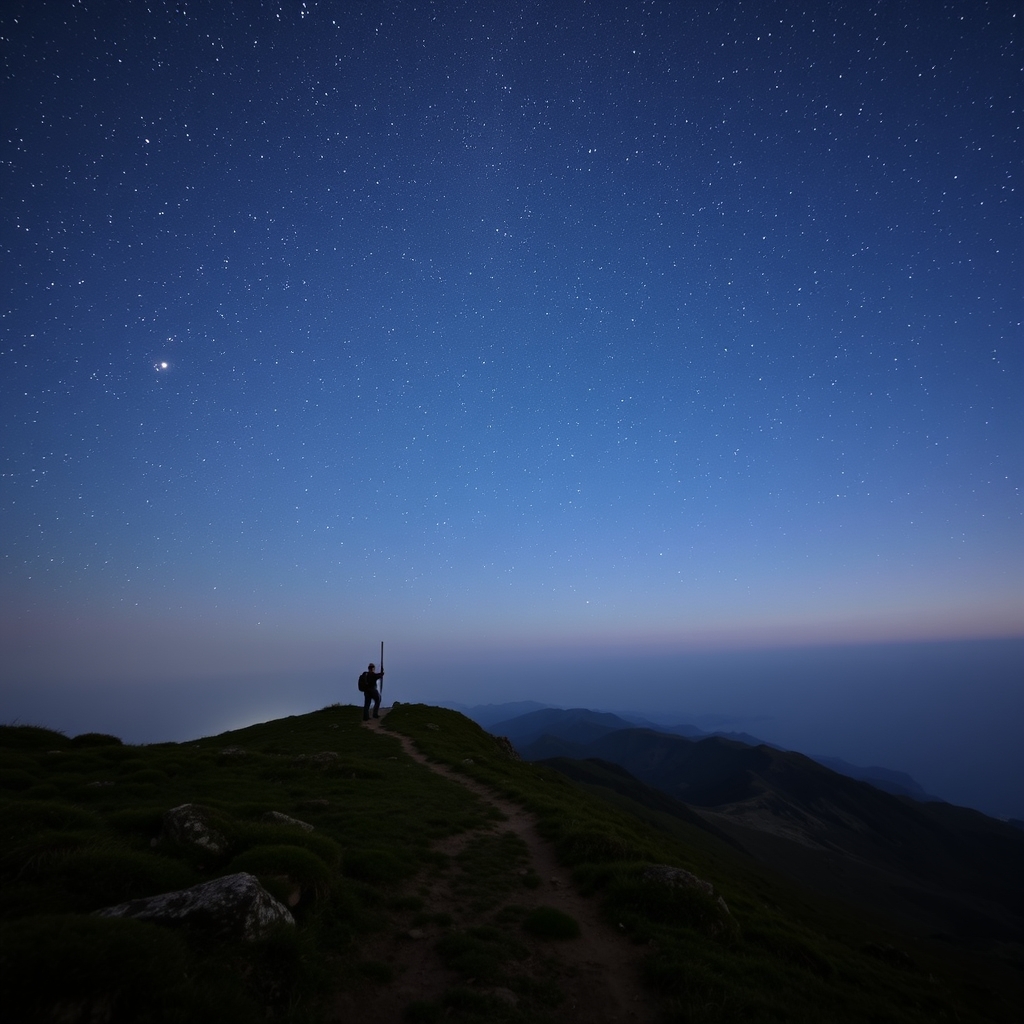 Senderismo nocturno en la sierra do Courel: Camiño das Estrelas