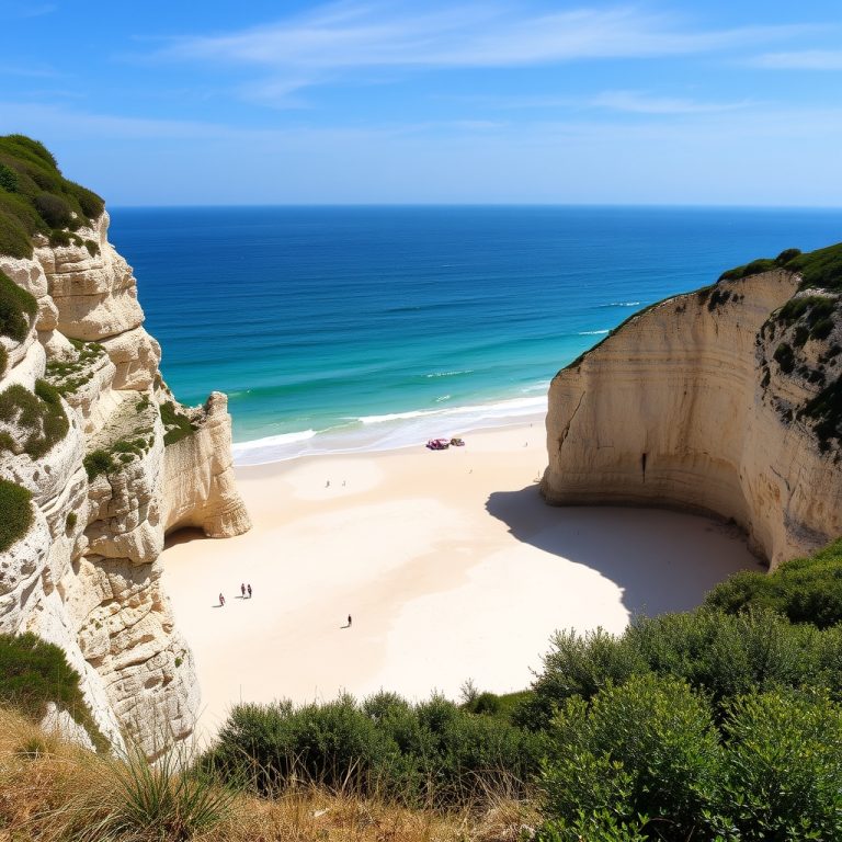 Descubre la playa de Area de las Catedrales: acantilados y arena blanca