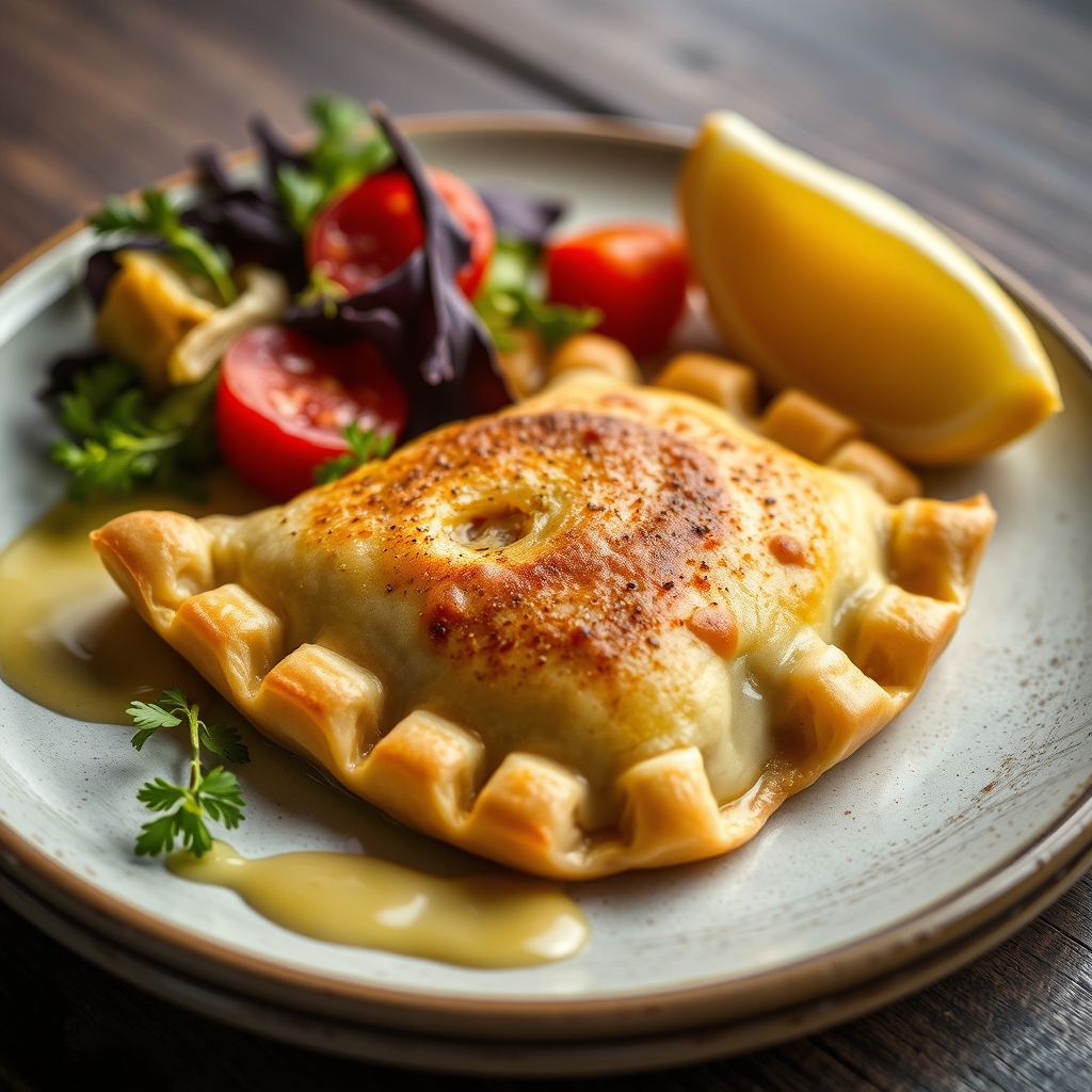 Receita de empanada de millo con bacallau e pasas