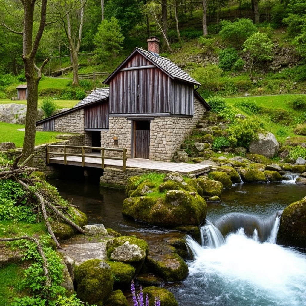 Ruta de los molinos del río Tea en Ponteareas