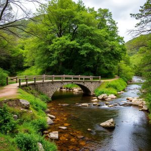 Senderismo en la ruta del río Ulla: puentes en Padrón