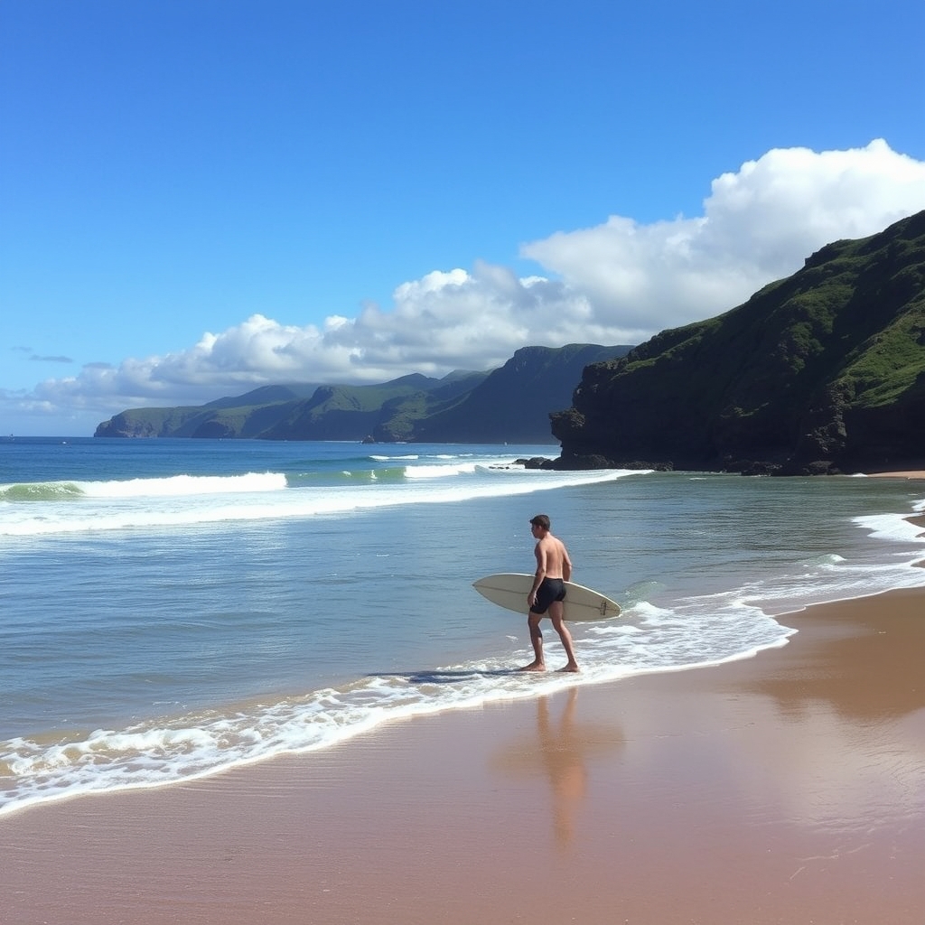 Plan de verán: surf na praia de Pantín (Valdoviño)