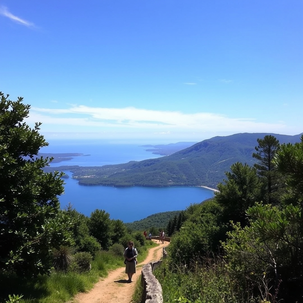 Sendeiro da Lagoa de Carregal, A Estrada