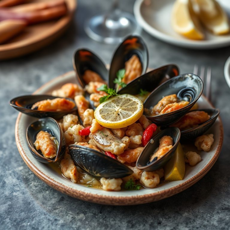 Ruta dos mariscos de Arousa: vieiras, zamburiñas e percebes na costa atlántica