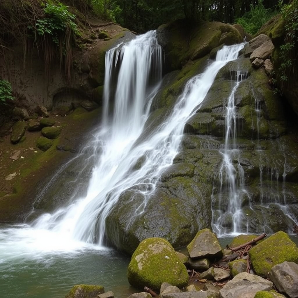 Sendeiro da Fervenza de Río Mazo: cascadas en Curtis
