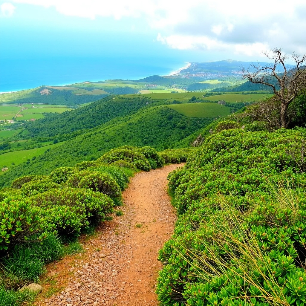 Camiño da Serra da Groba: rutas con vistas al mar en Baiona