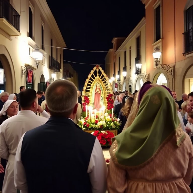 Romería da Virxe de Guadalupe en Santiago