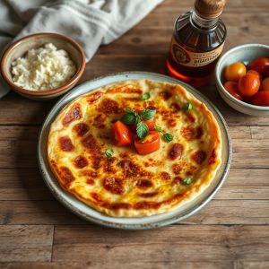 **Receta de tortilla de patatas gallega: con cebolla caramelizada y pimentón**