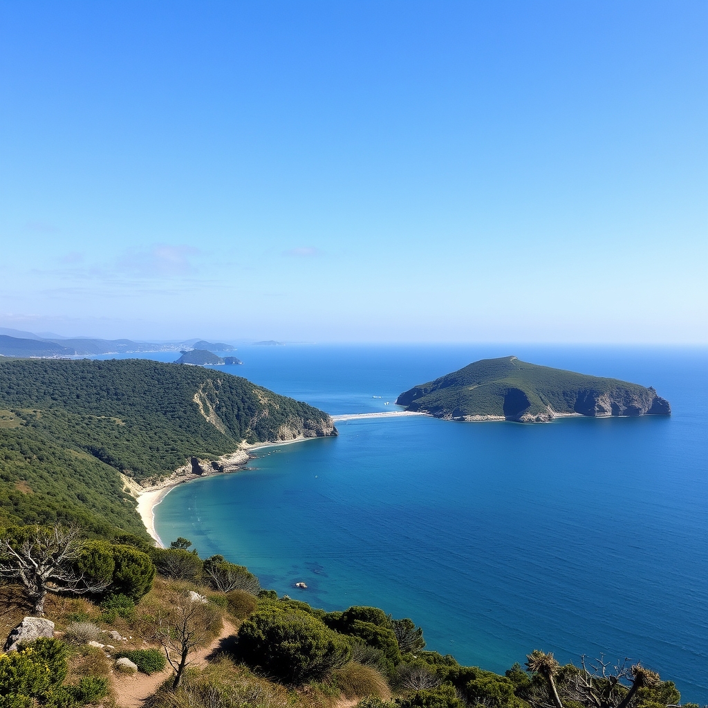 Senderismo en as Illas Cíes: praias de area branca e vistas ao océano
