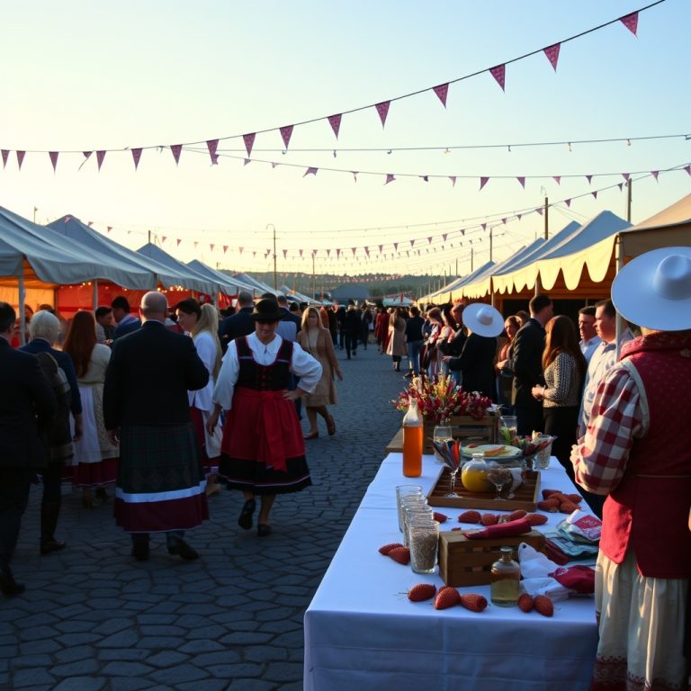 Feira do Viño de Ribeira en xuño