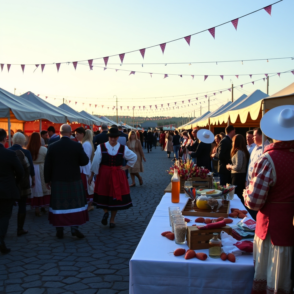 Feira do Viño de Ribeira en xuño