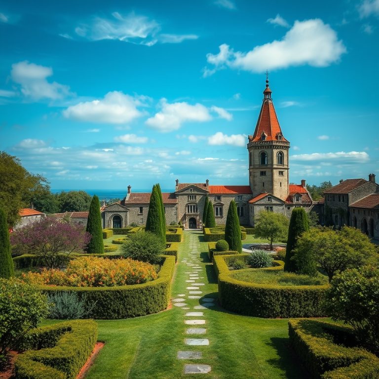Ruta de los pazos gallegos: arquitectura y jardines históricos