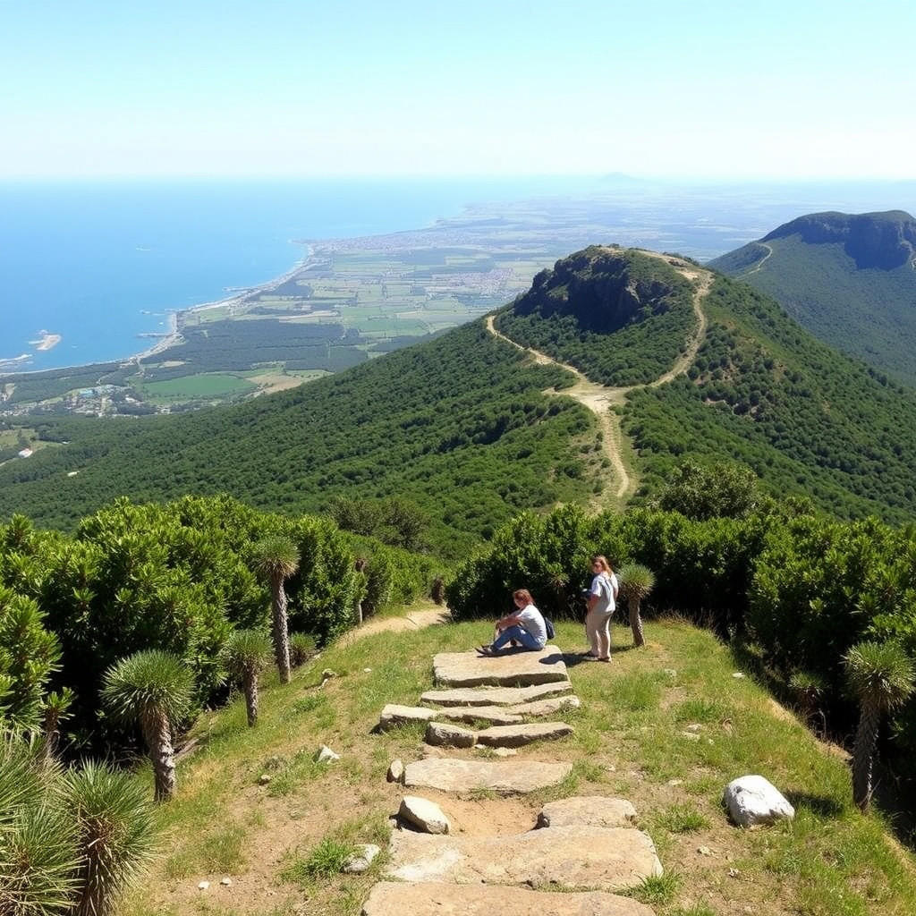 Travesía do Monte Aloia: historia romana e vistas panorámicas en Tui