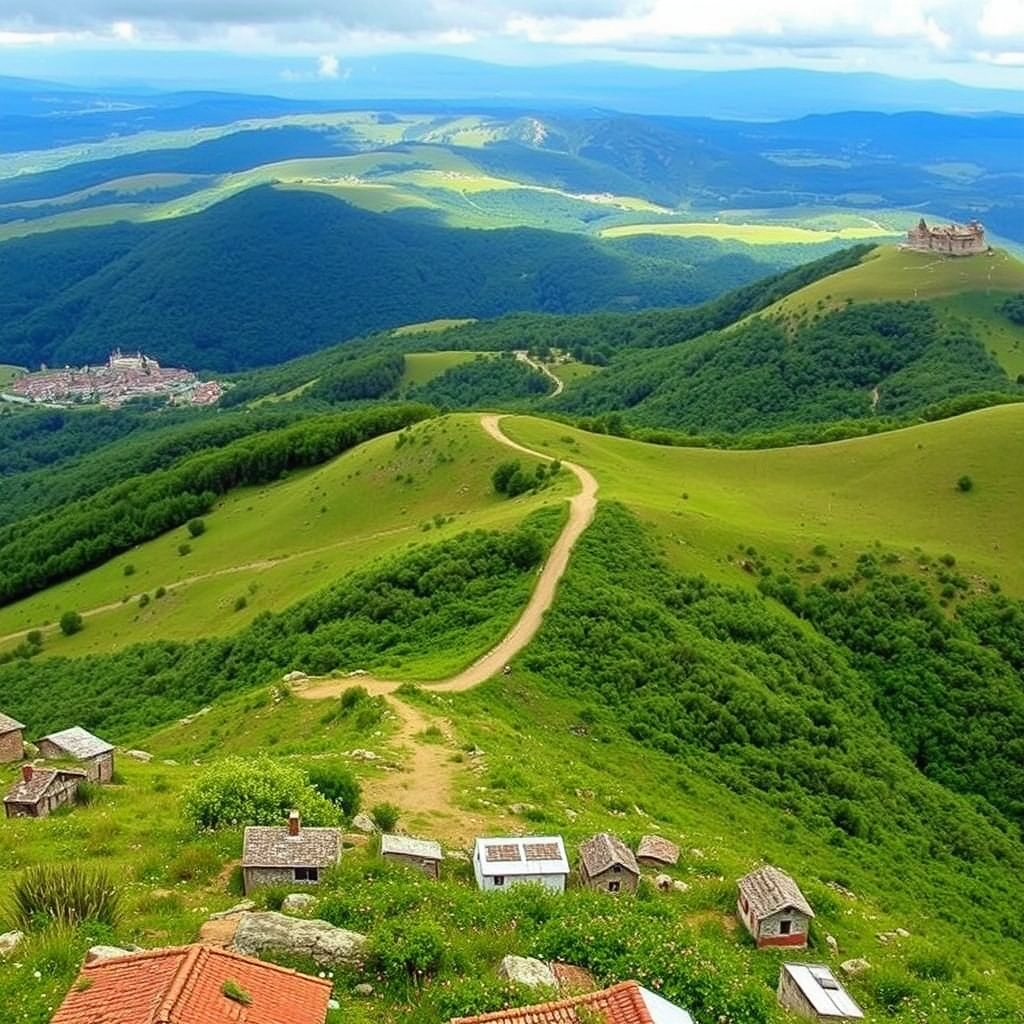 Travesía da Serra do Barcia: rutas entre aldeas e montañas en Val do Dubra