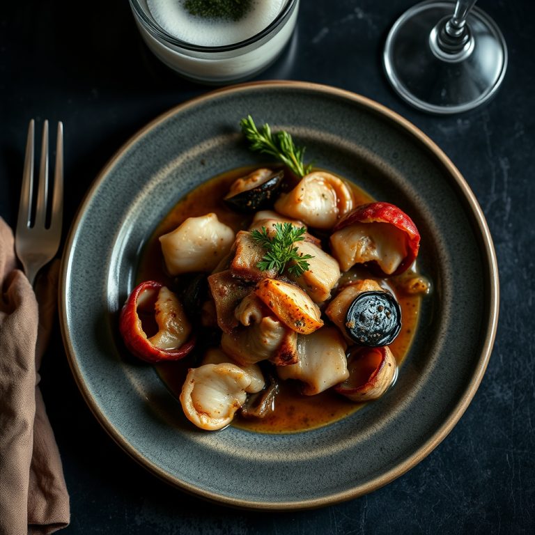 Receta de pulpo en su tinta: el plato más original de la cocina gallega