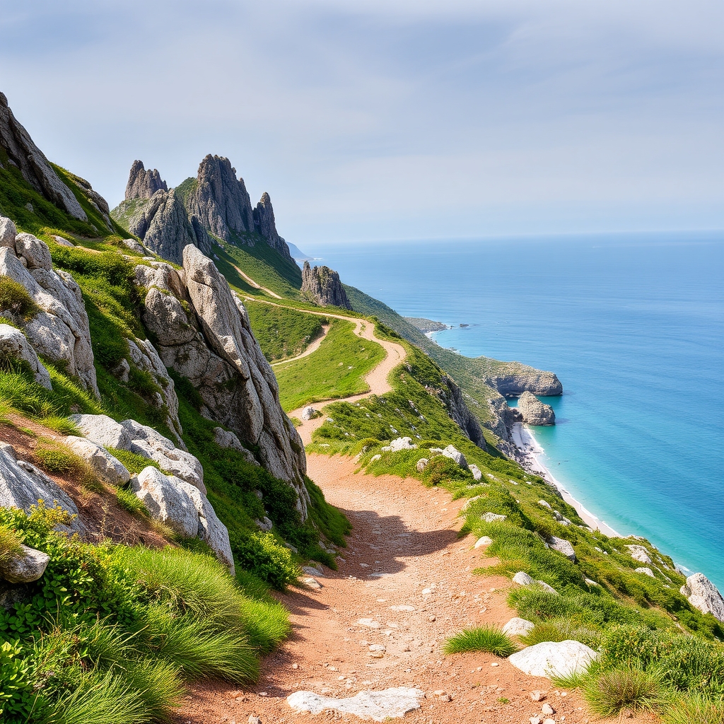 Ruta dos Sendeiros de Monte Pindo: formacións rochosas e vistas ao mar