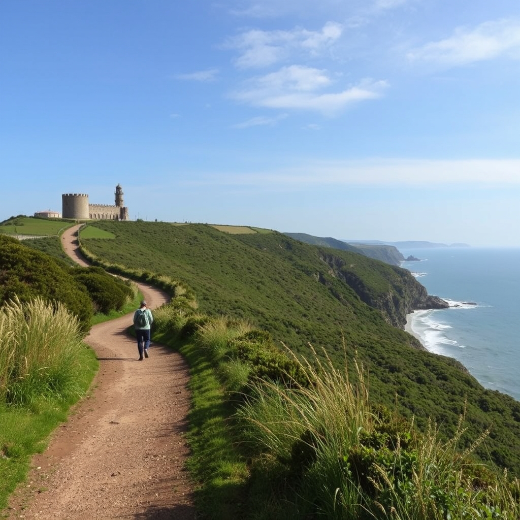 Camiño dos Faros de Cabo Home a Baiona: ruta costeira con vistas a Portugal
