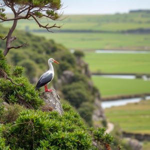 Rutas de turismo de observación de aves marinas en las Illas Atlánticas