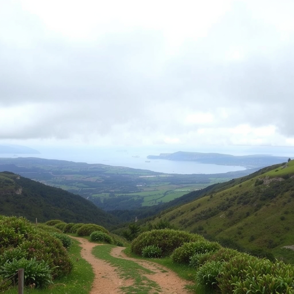 Travesía da Serra do Suído: rutas entre viñedos e vistas ao mar en Meaño