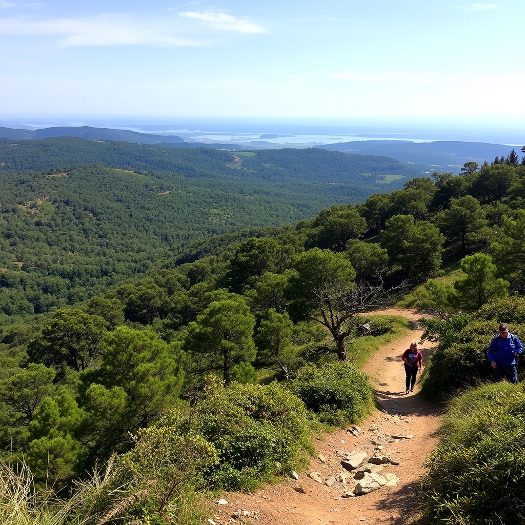 Travesía da Serra do Burgo en Ourense: rutas entre bosques e miradoiros