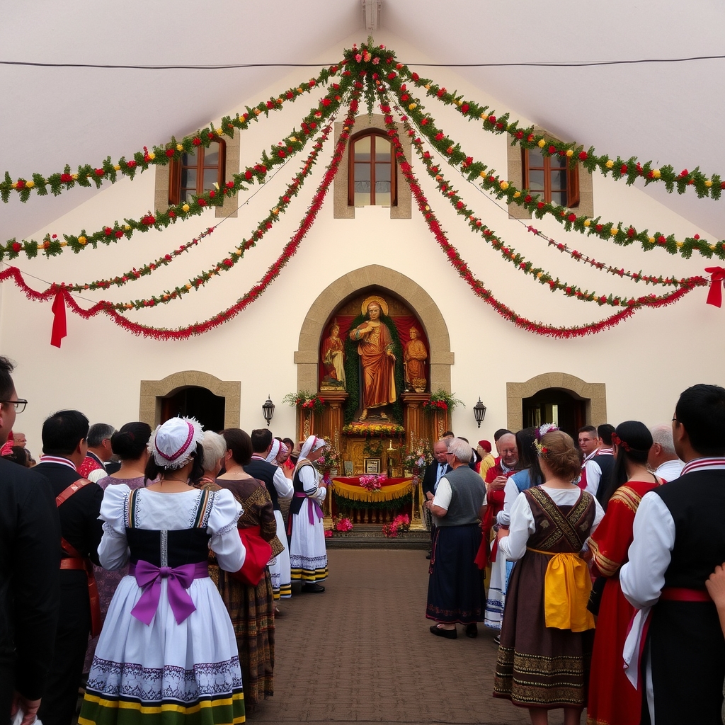 Romería de San Cosme de Nogueirosa en Pontedeume