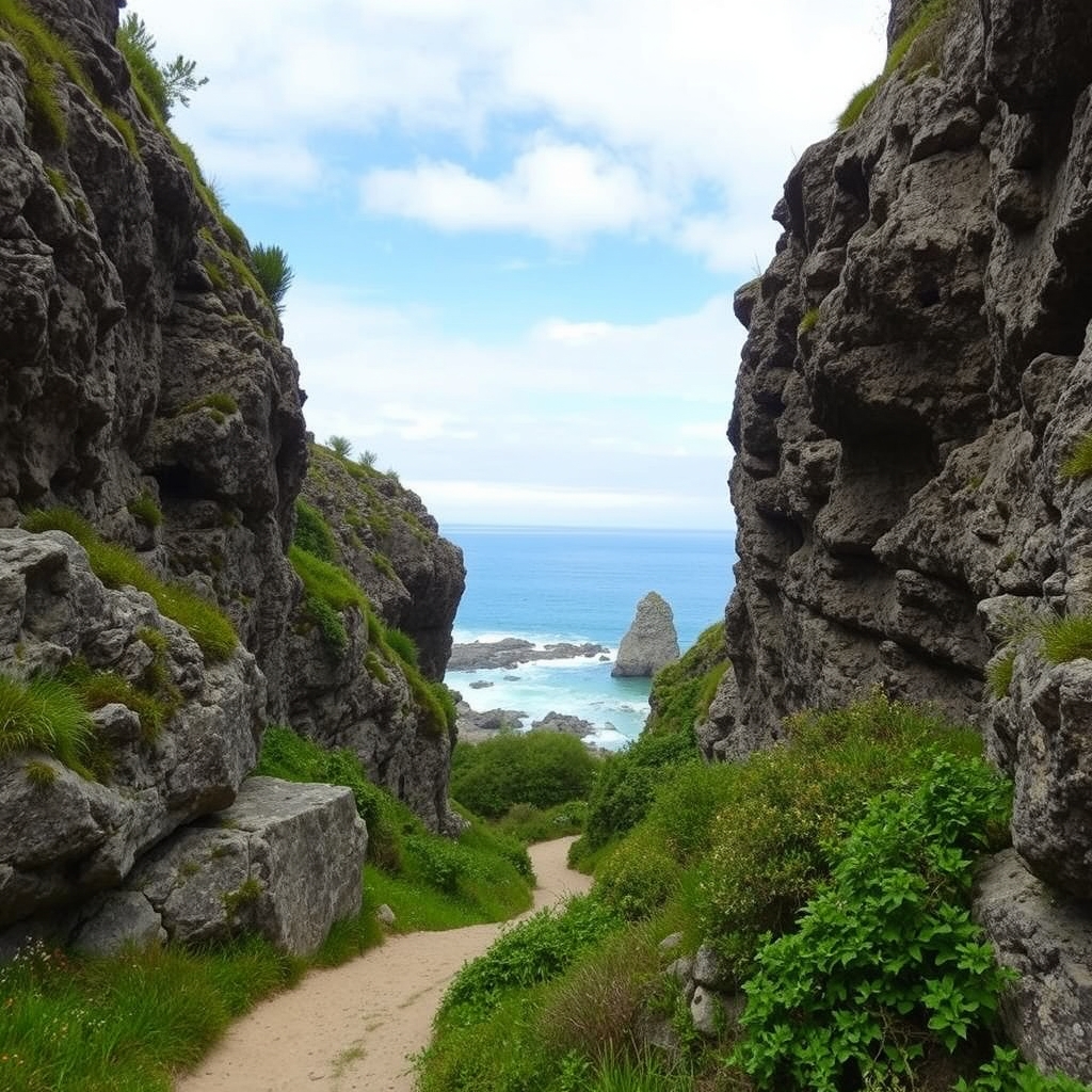 Explora el Camiño da Pedra en Burela: acantilados y playas salvajes