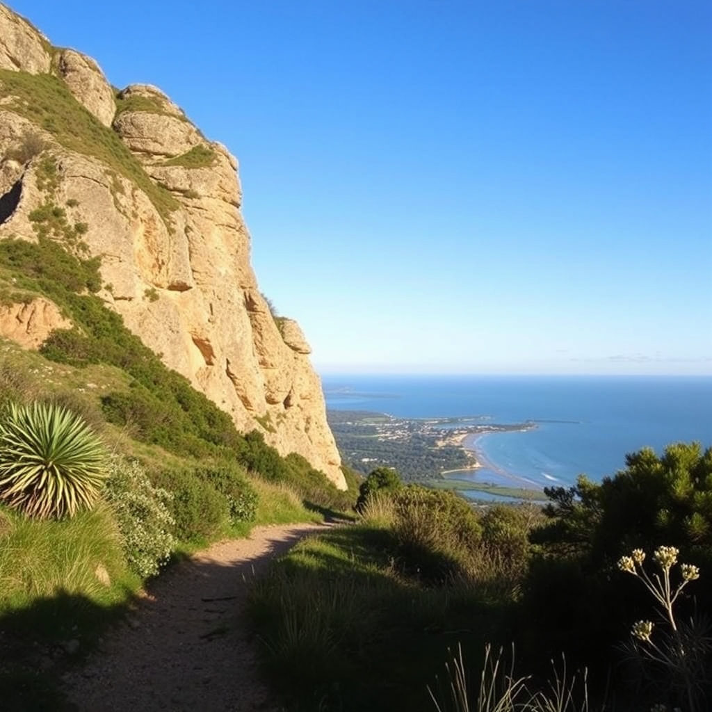 Travesía da Serra do Burgo en O Grove: vistas al mar y rutas costeras