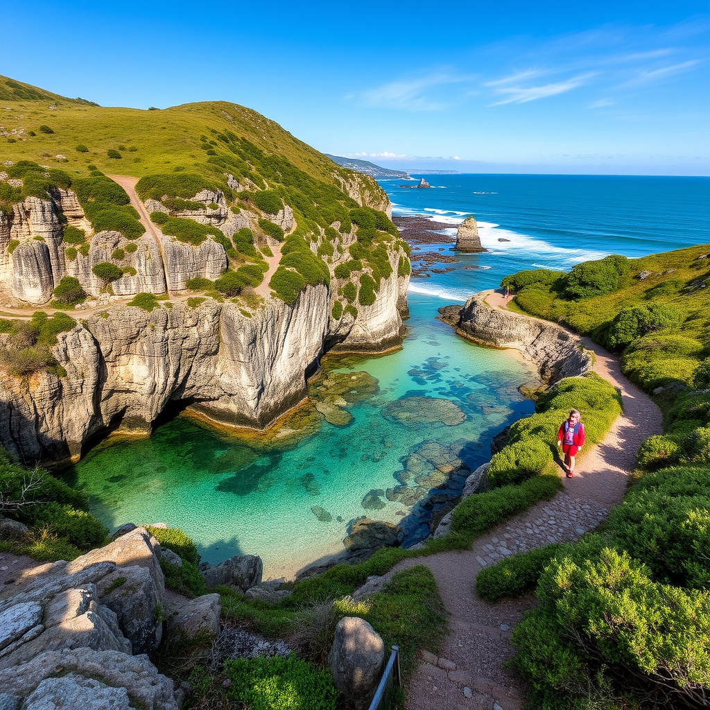 Ruta dos Cantís de O Rosal: acantilados y playas de aguas cristalinas
