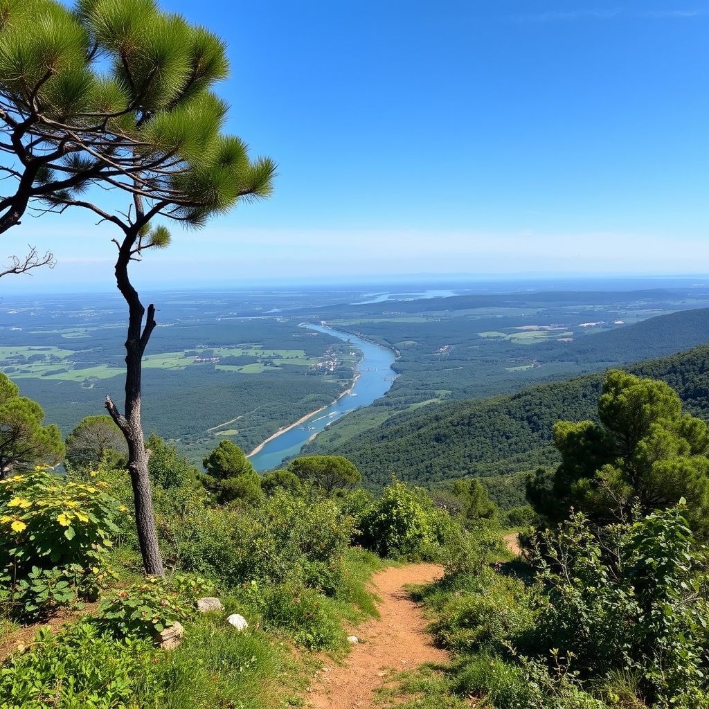 Travesía da Serra do Burgo en Oímbra: rutas de montaña y vistas al río