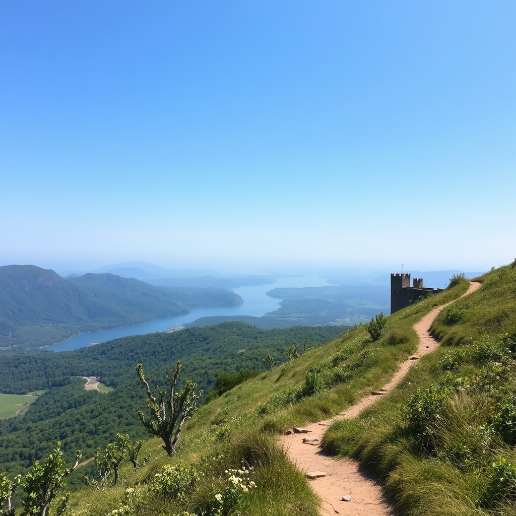Camiño al Monte Santa Trega en A Guarda: castros y vistas sobre el Miño