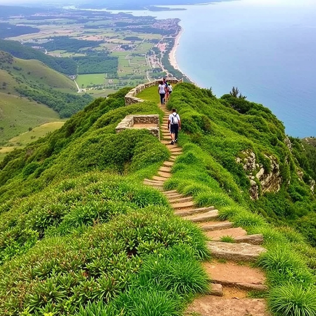 Subida al Monte Boi en Baiona: fortalezas, historia y vistas al océano