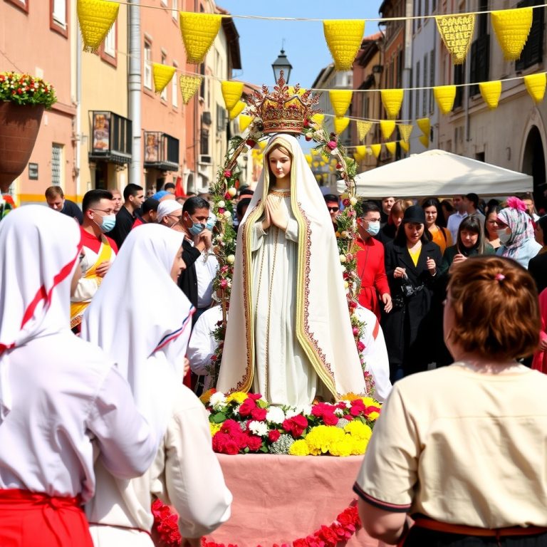 Romería da Virxe de Fátima en Ourense