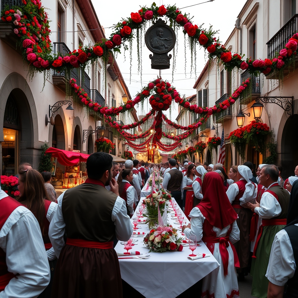 Romería de San Roque en Viveiro