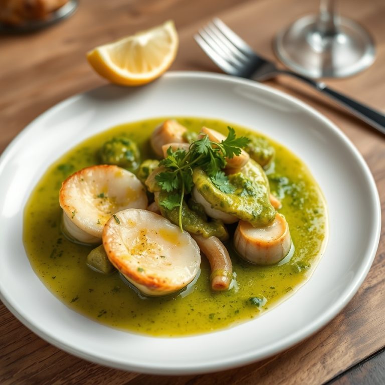 **Receta de pulpo en salsa verde: cómo hacerlo como en los pulpeiros