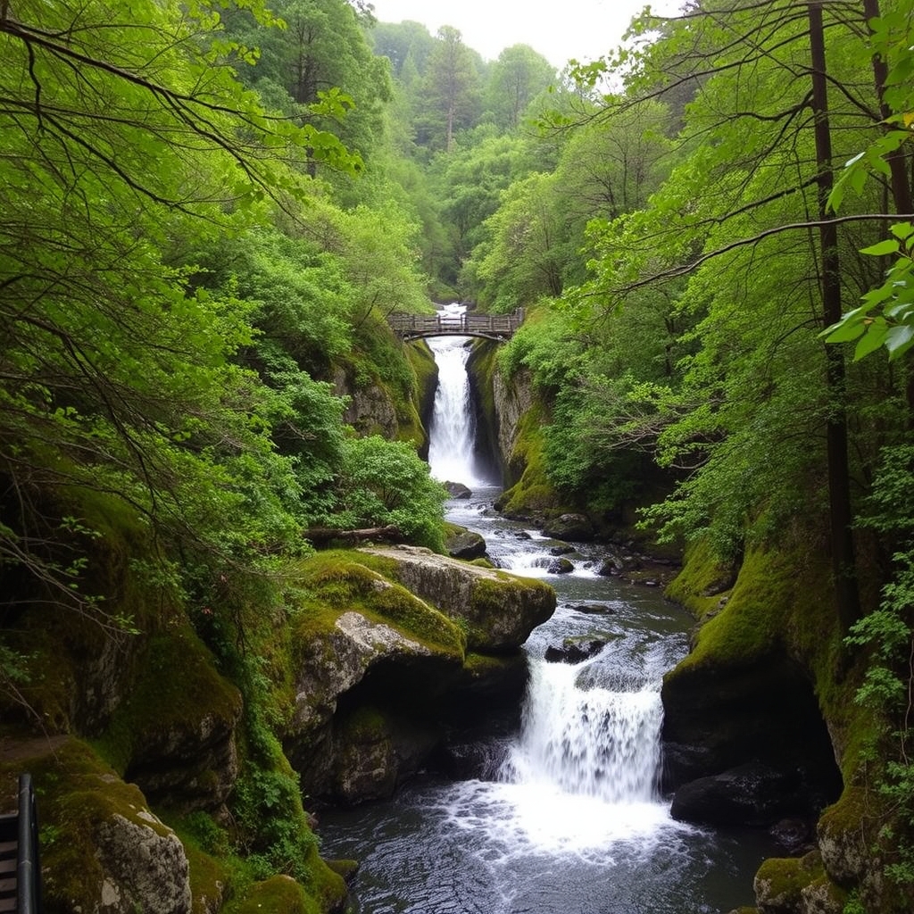 Ruta a la Cascada del Regato de Cimadevila en Negueira de Muñiz