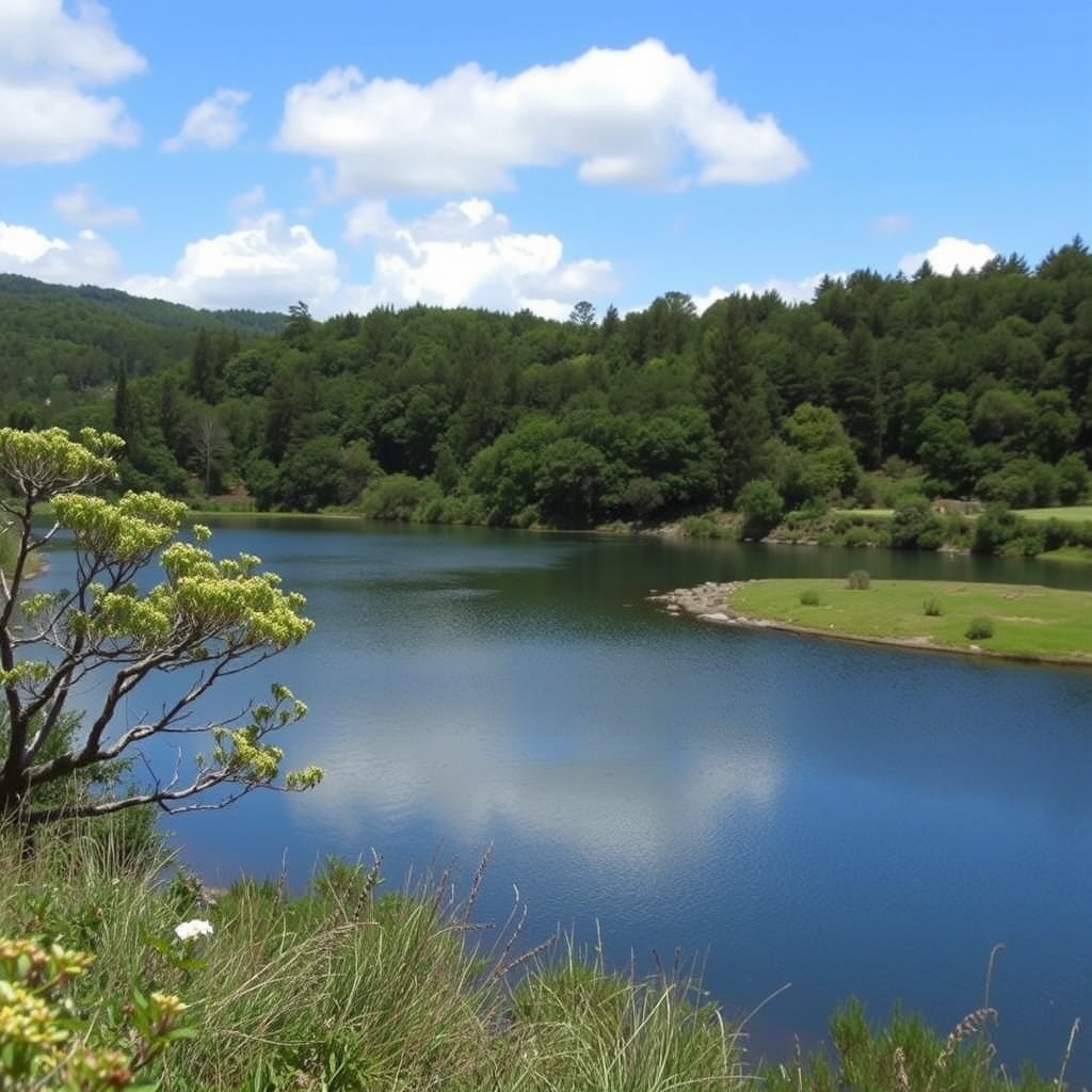 TITULO: Ruta del Lago de San Xoán en Sober: naturaleza y embalse en la Ribeira Sacra