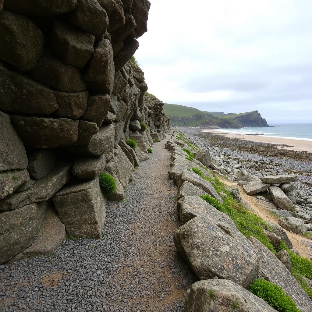 TITULO: Senda de la Praia de Lariño: dunas y rocas de granito en Carnota 1 TITULO: Senda de la Praia de Lariño: dunas y rocas de granito en Carnota