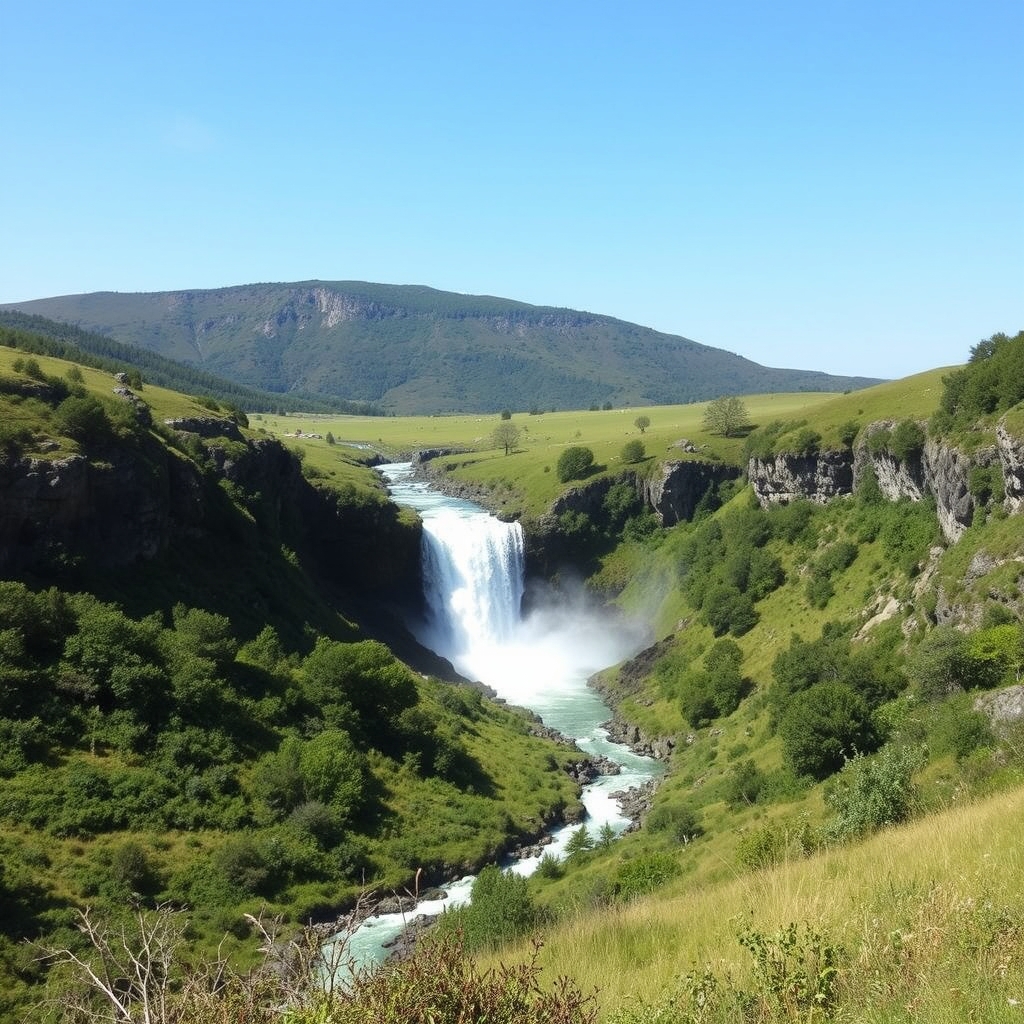 TITULO: Ruta de la Fervenza de A Fonsagrada: saltos de agua y montaña en Lugo