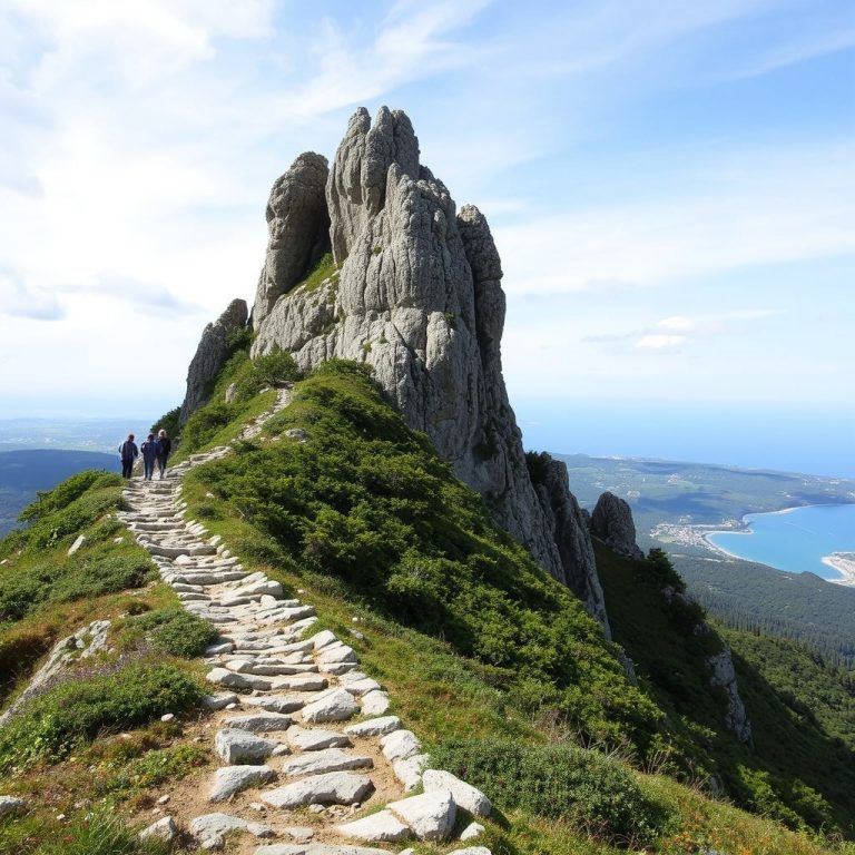 TITULO: Ascensión al Monte de Pena Corneira en A Carballeda de Valdeorras: coloso de granito