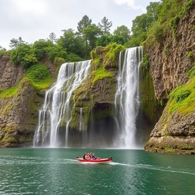 Cataratas del Ézaro: cascada al mar y paseo en barco